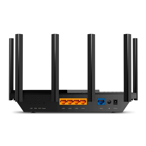 Miniatura 3 de Ruteador Inalambrico TP-Link Archer AX72 6 ant., Wi-Fi 6 (802.11ax), 4 RJ-45, 5400 Mbit/s, Negro