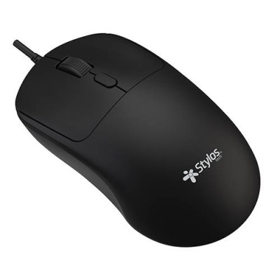 Miniatura 2 de Mouse Alambrico Stylos, 1,600 DPI, Conexion USB-A, 1.15m, Negro
