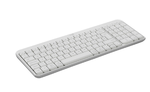 Miniatura 2 de Teclado Logitech K250, Teclado Mecanico, Membrana, Inalambrico, Bluetooth, Blanco, Espanol