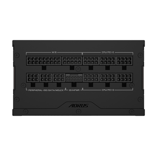 Miniatura 3 de Fuente de Poder AORUS ELITE AE1000PM, 1oooW, 80 PLUS Platinum, Modular, 24-pin ATX, 120mm, 1000W