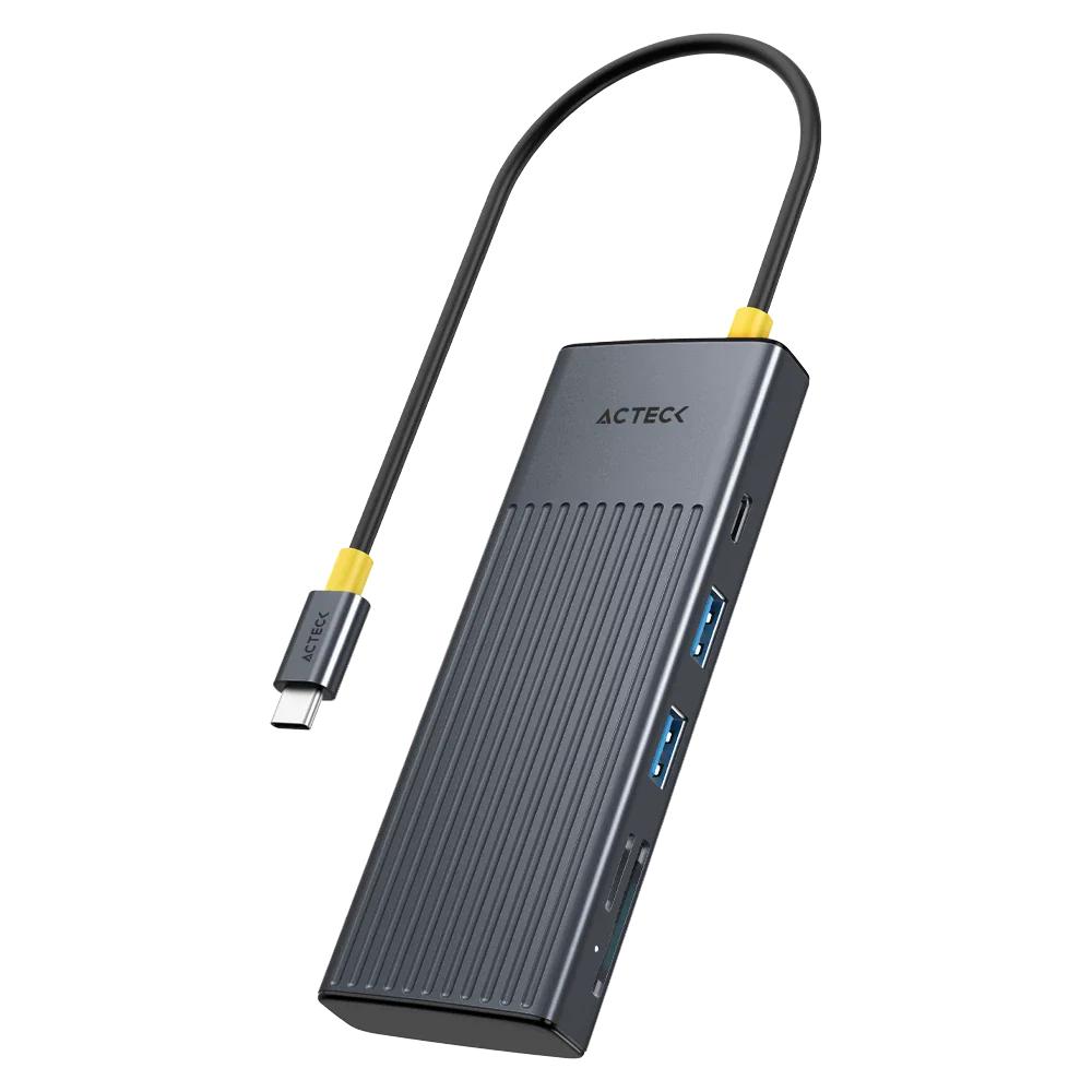 Docking Station Acteck Nexus Dock Pro HN920, USB-C, 1xUSB-C 3.0, 1xHDMI, MicroSD/SD