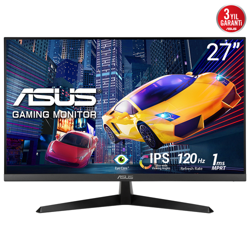 Monitor ASUS VY279HGR LCD, 27, Full HD, IPS, 120 Hz, Negro