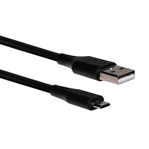 Miniatura 4 de Cable Micro USB a USB A Vorago CAB-M02B 2m Carga y Datos, Negro