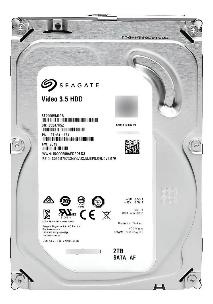 DISCO DURO SEAGATE 2TB, SATA III, 3.5, New Pull