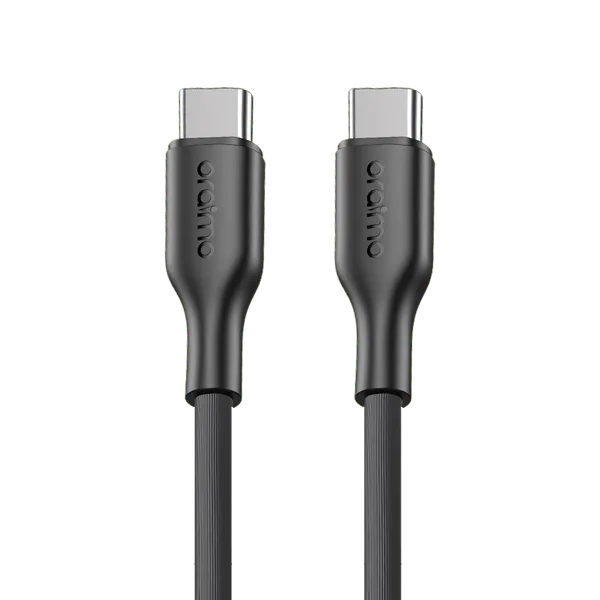 Cable Oraimo RobustLine OCD-114CC, 60W, USB-C a USB-C, 1.5M, Negro