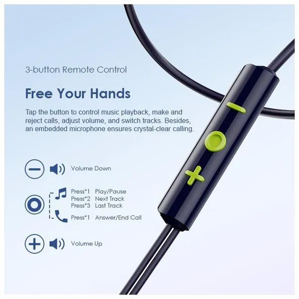 Miniatura 5 de Audifonos Alambricos Oraimo Halo Airy OEP-650, USB-C, 1.2M, Negro