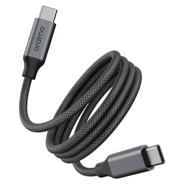 Cable Oraimo MagCable, USB-C a USB-C, 60W, 1m, Magnetico