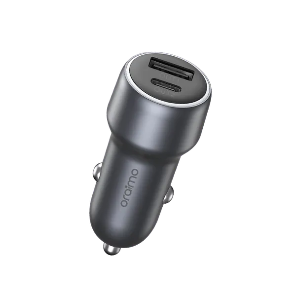Cargador Para carro Oraimo Bullet 48 OCC-73D, 48W, USB-A, USB-C, Universal, Gris Oscuro