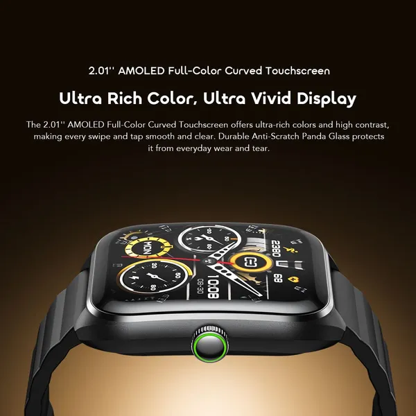 Miniatura 3 de Smart Watch Oraimo Watch Nova 2 OSW-814, 2.01 Curva, 350 mAh, Impermeable, Gris