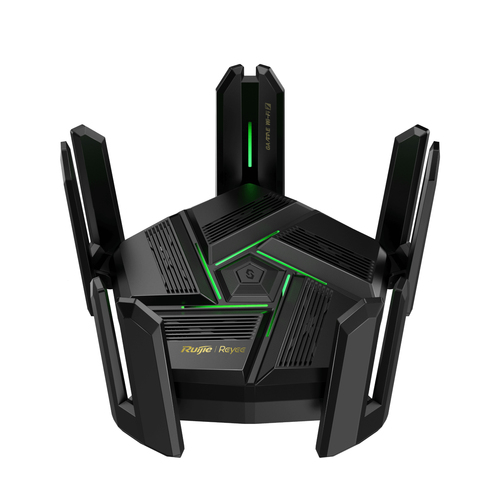 Ruteador Inalambrico Ruijie Networks RG-EW7200BE PRO 9 ant., Wi-Fi 7 (802.11be), 9 RJ-45, 5765 Mbit/s, Negro