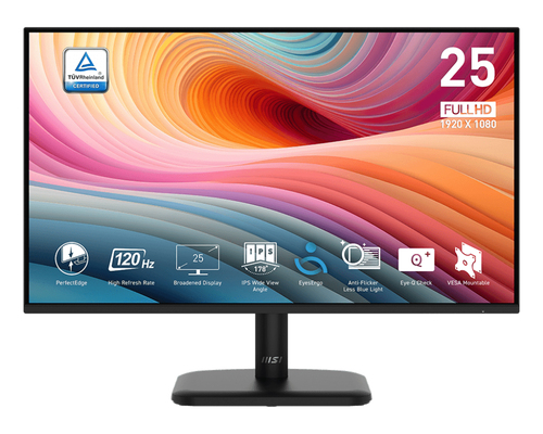Monitor MSI PRO MP251L E2 LED IPS 24.5, 1920x1080 Full HD, 120Hz, HDMI, Negro