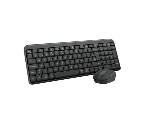 Miniatura 3 de Kit Teclado y Mouse Logitech MK250 Compact Bluetooth Wireless Combo Inalámbrico, 1000 DPI, Grafito