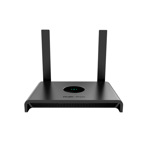 Router Inalámbrico Ruijie Networks RG-EW300N 2 ant., Wi-Fi 4 (802.11n), 3 RJ-45, 300 Mbit/s, Negro