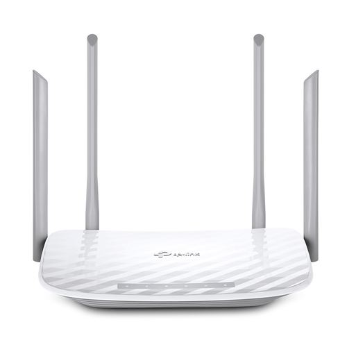Ruteador Inalámbrico TP-Link Archer C50 2 ant., Wi-Fi 5 (802.11ac), 4 RJ-45, 867 Mbit/s, Negro