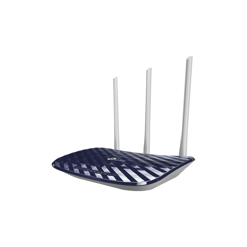 Ruteador Inalámbrico TP-Link ARCHER-C20W Wi-Fi 4 (802.11n), 433 Mbit/s, Negro, Plata