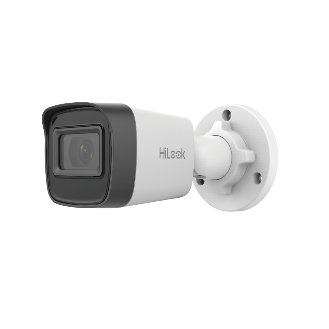 HiLook Series / Bala IP 2 Megapixel (1080p) / Lente 2.8 mm / 20 mts IR / Exterior IP67 / PoE / dWDR / H.265+ / ONVIF