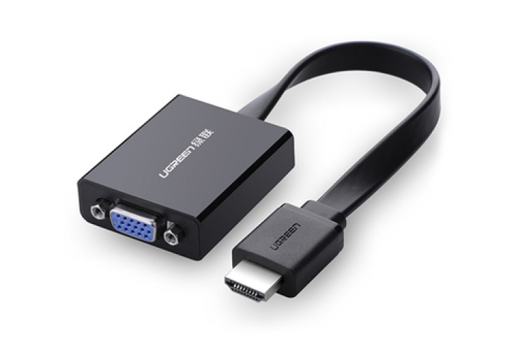 Adaptador vídeo Ugreen 40248 HDMI, 0.16 m, Negro
