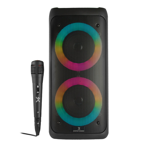 Bocina Perfect Choice PC-113232 USB, Bt, Inalámbrico y alámbrico, Universal, Negro