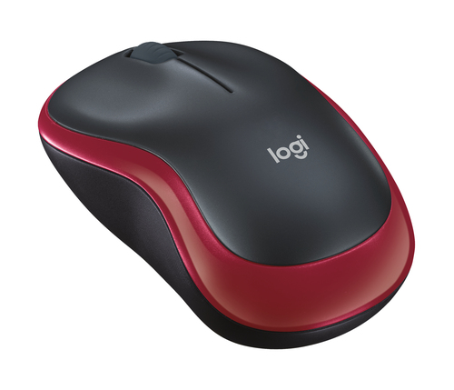 Miniatura 3 de Mouse Logitech M185 Óptico, 3 Botones, 1000 DPI, RF inalámbrico, 10 m, Rojo