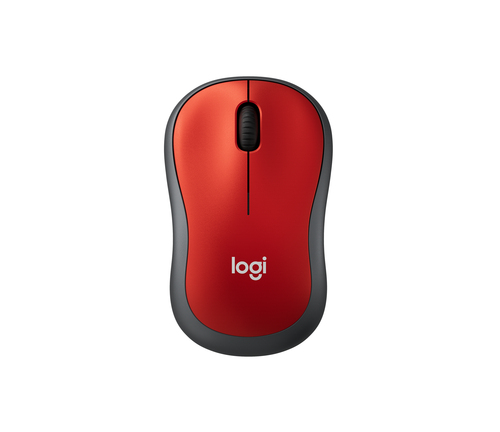Miniatura 2 de Mouse Logitech M185 Óptico, 3 Botones, 1000 DPI, RF inalámbrico, 10 m, Rojo