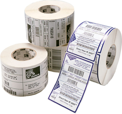 Etiquetas para impresora Zebra Z-Perform 2000D Label, Blanco, Papel, Transferencia térmica, Zebra, 2 x 1