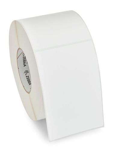 Etiquetas para impresora Zebra Z-Perform 1500T Label, Blanco, Papel, Transferencia térmica, Permanente, Zebra, 10.2 cm