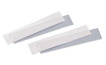Kit de 50 Etiquetas y 50 Cubiertas, para Uso con Placas de Pared Mini-Coma® Ejecutivas o Cla¡sicas con Espacio para Etiqueta