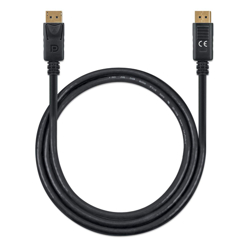 Miniatura 5 de Cable displayPort Manhattan Cable DisplayPort 8K V1.4 DisplayPort 1.4, 1 m, Negro