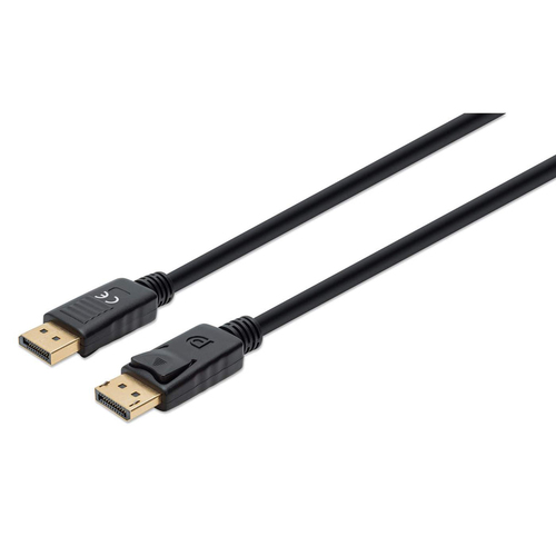 Cable displayPort Manhattan Cable DisplayPort 8K V1.4 DisplayPort 1.4, 2 m, Negro
