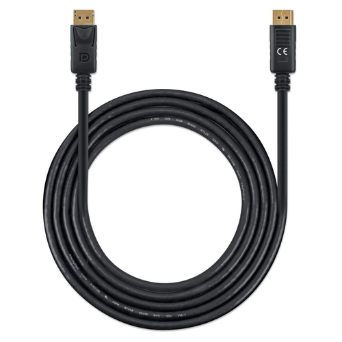 Miniatura 5 de Cable displayPort Manhattan Cable DisplayPort 8K V1.4 DisplayPort 1.4, 2 m, Negro
