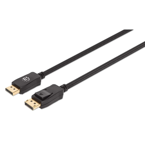 Cable displayPort Manhattan Cable DisplayPort 8K V1.4 DisplayPort 1.4, 1 m, Negro