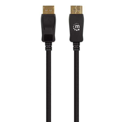 Miniatura 4 de Cable displayPort Manhattan Cable DisplayPort 8K V1.4 DisplayPort 1.4, 1 m, Negro