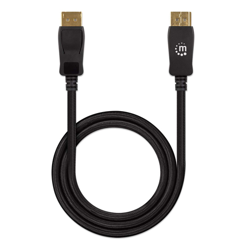 Miniatura 5 de Cable displayPort Manhattan Cable DisplayPort 8K V1.4 DisplayPort 1.4, 1 m, Negro
