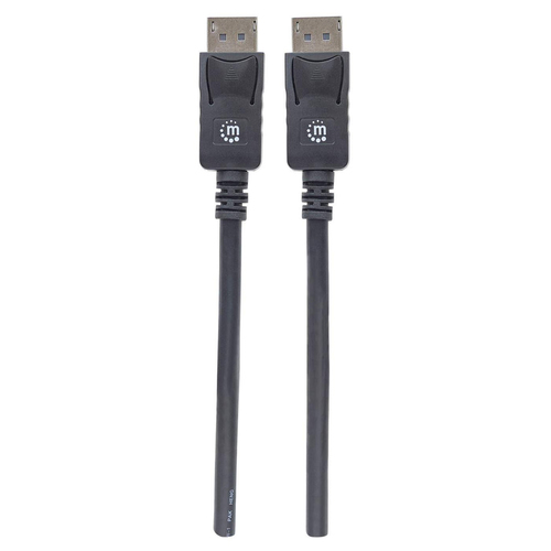 Miniatura 4 de Cable displayPort Manhattan 4K@60Hz Cable DisplayPort DisplayPort 1.2, 1 m, Negro
