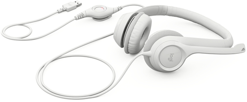 Miniatura 5 de Audífonos Logitech H390 Diadema, Alámbrico, USB, Blanco