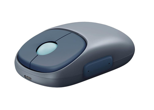 Miniatura 2 de Mouse Optico Ugreen, Fun+, 5 Botones, 4000 DPI, RF inalambrico/Bluetooth, 10 m, Azul