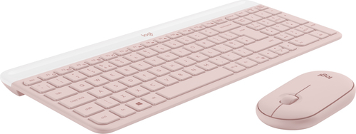 Miniatura 2 de Teclado Inalámbrico Logitech 920-011312 Español, Tamaño completo (100%), 10 m, Teclado numérico, Rosa