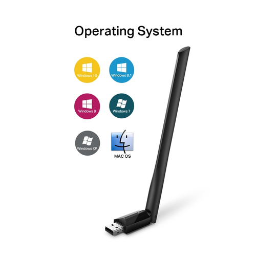 Miniatura 2 de Tarjetas de red TP-Link Archer T2U Plus USB, 600 Mbit/s, Alámbrico, Negro