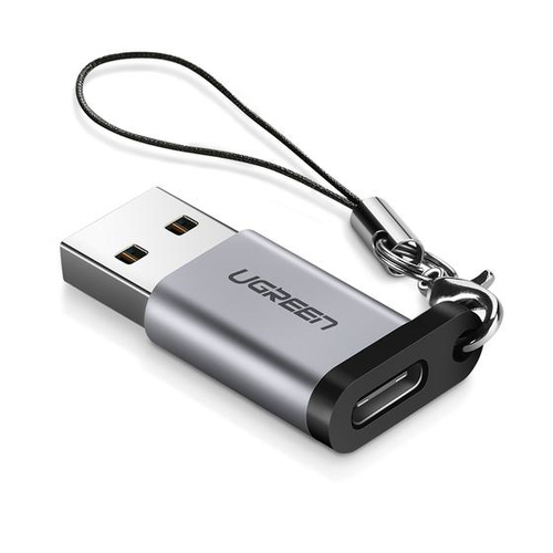 Adaptador Ugreen 50533 USB A a USB C, Plata