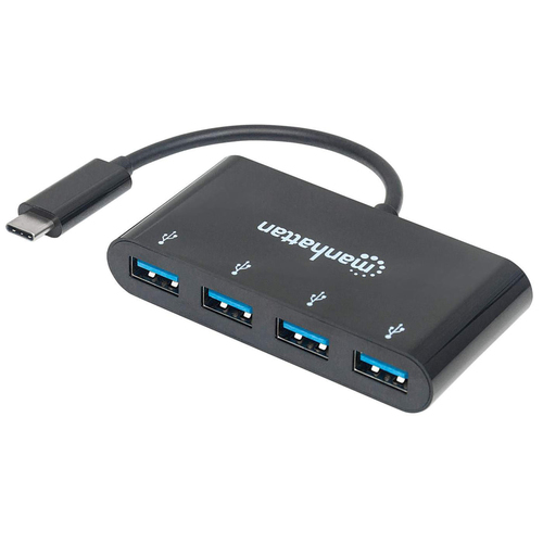 Docking Station Manhattan USB 3.2 Gen 1 (3.1 Gen 1) Type-C, USB A 4