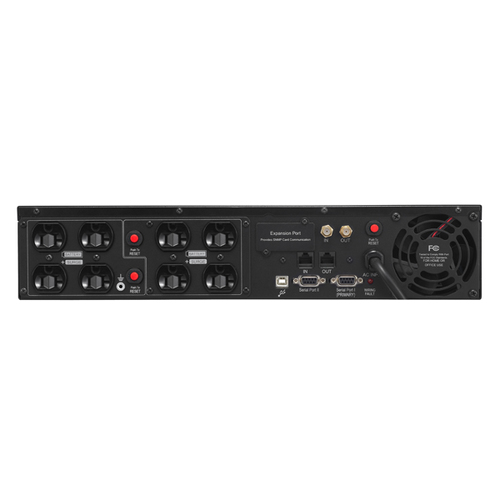 Miniatura 4 de No Break CyberPower OR2200LCDRT2U 2 kVA / 1320 W, 1840 J, Entrada 140 V, 8 salidas AC, Negro