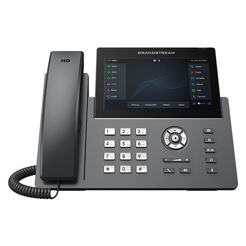 Teléfono Ip Grandstream Networks GRP2670 Terminal con conexión por cable, PoE, 12 líneas, Negro