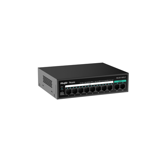 Miniatura 5 de Switch Ruijie Networks RG-ES110FG-P No administrado, L2, RJ-45 10, Fast Ethernet (10/100), 8 POE