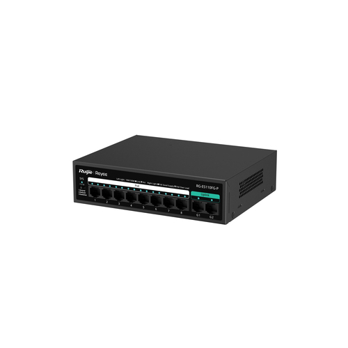 Miniatura 4 de Switch Ruijie Networks RG-ES110FG-P No administrado, L2, RJ-45 10, Fast Ethernet (10/100), 8 POE