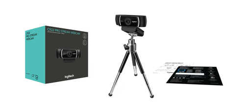 Miniatura 4 de Cámara web Logitech 960-001087 1920 x 1080 Pixeles, 60 fps, 720p, 1080p, Micrófono, USB, Negro