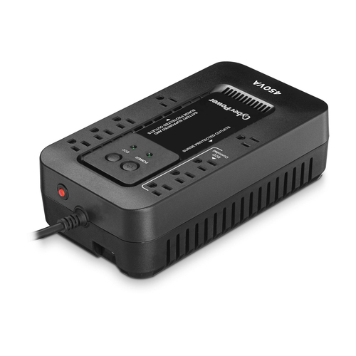 Miniatura 2 de No Break CyberPower EC450G 0.45 kVA / 260 W, 426 J, Entrada 140 V, 8 salidas AC, Negro