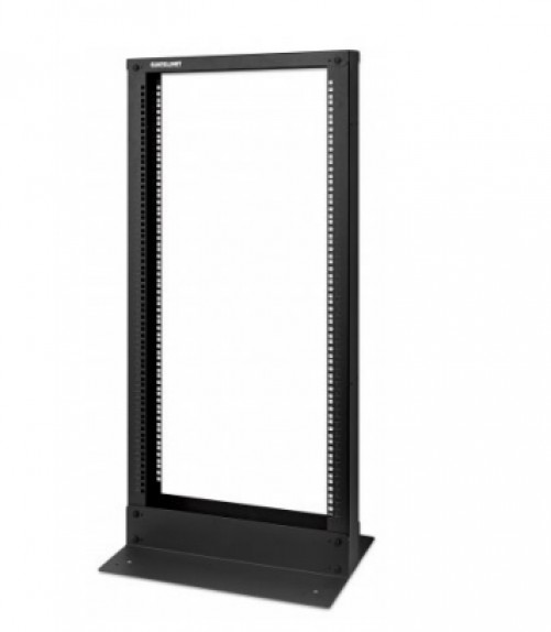 Rack Intellinet Rack de dos postes, 19" Tipo Rack o bastidor independiente, Capacidad del rack 22U, Peso Max. 200 kg, Tamaño 48.3 cm (19"), Color Negro