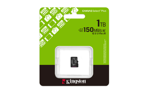 Miniatura 4 de Memoria Kingston Technology Canvas Select Plus Gen3 1 TB, Velocidad 150 MB/s, Clase 10