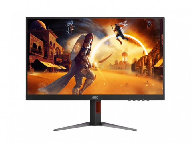 Monitor Gamer AOC 27G4H LED Fast IPS 27", 1920x1080 Full HD, G-Sync/FreeSync, 200Hz, HDMI/DP, Negro/Rojo