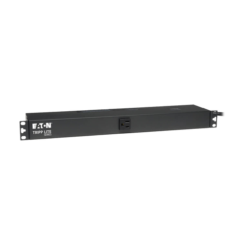 Sistema de Alimentacion Tripp Lite Horizontal, 13 salidas AC, Conector NEMA 5–15P, Máxima corriente 15 A, Voltaje 100-127 V, Cable de 4.57 m, Capacidad del rack 1U, Color Negro